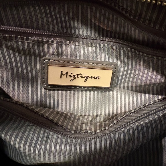 Miztique Stylish Gray Backpack Purse w/adjustable straps - Picture 6 of 6